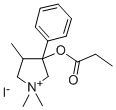 3-Hydroxy-3-phenyl-1,1,4-trimethylpyrrolidinium iodide propionate Structure