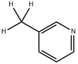 3‐メチル‐D3‐ピリジン 化学構造式