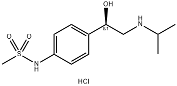 (-)-Sotalol hydrochloride 结构式