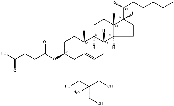 胆甾醇琥珀酸酯 结构式