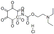 2-diethylaminoethyl N-(2-heptoxyphenyl)carbamate hydrochloride 结构式
