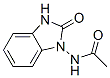 Acetamide, N-(2,3-dihydro-2-oxo-1H-benzimidazol-1-yl)- (9CI) 结构式