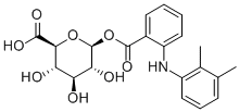 Mefenamic Acyl-b-D-glucuronide 结构式