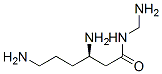 beta-lysylmethanediamine 结构式