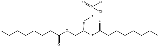 dioctanoylphosphatidic acid 结构式