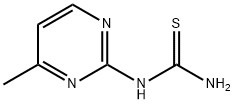 N-(4-METHYLPYRIMIDIN-2-YL)THIOUREA 结构式