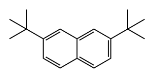 2,7-二叔丁基萘 结构式