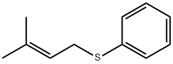 プレニルフェニルスルフィド 化学構造式