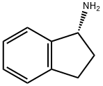 (1R)-1-アミノインダン 化学構造式