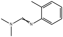N,N-ジメチル-N'-(o-トリル)メタンアミジン 化学構造式