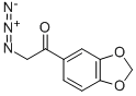 2-叠氮-1-苯并二氧戊环-5-乙酮 结构式