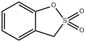 3H-1,2-ベンゾオキサチオール2,2-ジオキシド 化学構造式