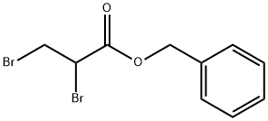2,3-ジブロモプロパン酸ベンジル 化学構造式