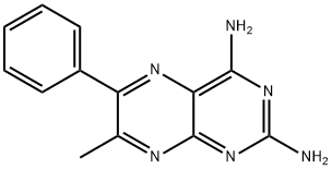 Pteridine, 2,4-diamino-7-methyl-6-phenyl- Structure