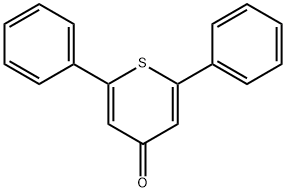 2 6-DIPHENYL-4H-THIOPYRAN-4-ONE  96 Structure