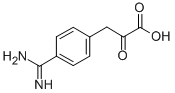 amidinophenylpyruvic acid Struktur