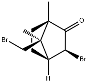 (+)-3,9-二溴樟脑 结构式