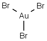 金(III)トリブロミド 化学構造式