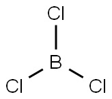 三氯化硼, 10294-34-5, 结构式
