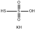 チオ硫酸二カリウム 化学構造式