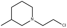 1-(2-クロロエチル)-3-メチルピペリジン 化学構造式