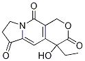 4-乙基-7,8-二氢-4-羟基-1H-吡喃并[3,4-F]吲嗪-3,6,10(4H)-三酮 结构式