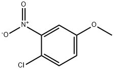 4-クロロ-3-ニトロアニソール 化学構造式