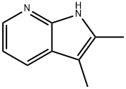 2,3-ジメチル-1H-ピロロ[2,3-B]ピリジン 化学構造式