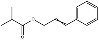 2-甲基-丙酸-3-苯基-2-丙烯醇酯, 103-59-3, 结构式