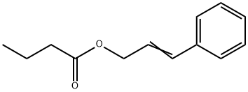 丁酸3-苯基-2-丙烯酯, 103-61-7, 结构式