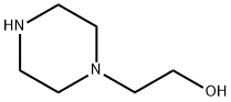 1-ピペラジンエタノール 化学構造式