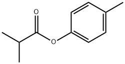 イソ酪酸 p-トリル 化学構造式