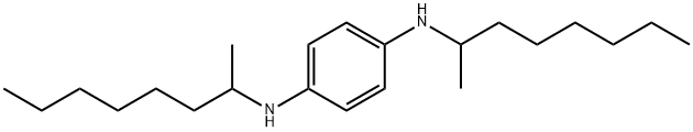 N,N'-BIS(1-METHYLHEPTYL)-P-PHENYLENEDIAMINE Structure