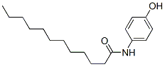 N-(4-ヒドロキシフェニル)ドデカンアミド 化学構造式