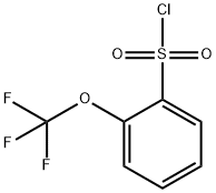 塩化2-(トリフルオロメトキシ)ベンゼンスルホニル クロライド 塩化物 化学構造式