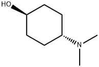 TRANS-4-(ジメチルアミノ)シクロヘキサノール 化学構造式