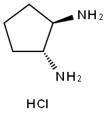 (1R,2R)-反式-1,2-环戊烷二胺 二盐酸盐 结构式