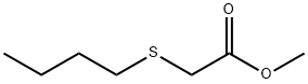 (Butylthio)acetic acid methyl ester 结构式