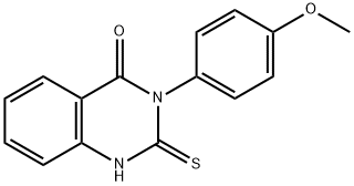 2-MERCAPTO-3-(4-METHOXYPHENYL)QUINAZOLIN-4(3H)-ONE Structure