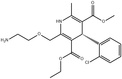 左旋氨氯地平, 103129-82-4, 结构式