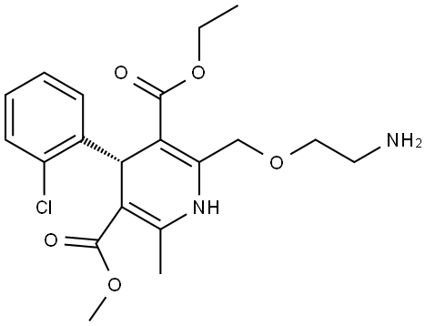 (S)-Amlodipine Struktur