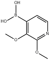 B-(2,3-二甲氧基-4-吡啶基)-硼酸, 1031438-93-3, 结构式