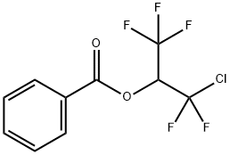 1-クロロ-1,1,3,3,3-ペンタフルオロ-2-プロパノールベンゾアート 化学構造式