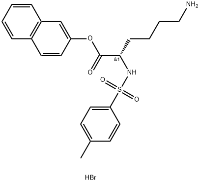 tosyllysine alpha-naphthyl ester 结构式