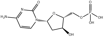 2'-脱氧胞苷-5'-单磷酸 结构式