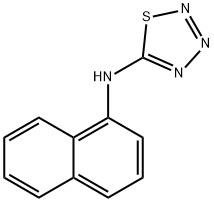 N-naphthyl-1,2,3,4-thiatriazol-5-amine  Struktur