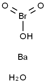 Barium bromate monohydrate. Struktur
