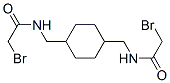 N,N'-[(1,4-Cyclohexylene)bis(methylene)]bis(2-bromoacetamide) Struktur