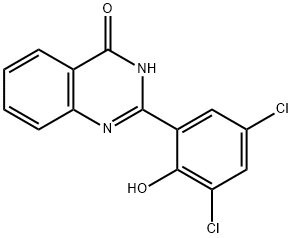 2-(3',5'-DICHLORO-2'-HYDROXYPHENYL)-4-QUINAZOLINE Structure