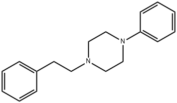 1-Phenethyl-4-phenylpiperazine Structure